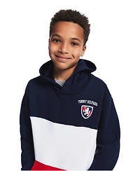 Tommy Hilfiger Boys' 8-20 Color-Blocked Logo Hoodie