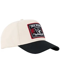 True Religion Men's Contrast Patch Baseball Hat