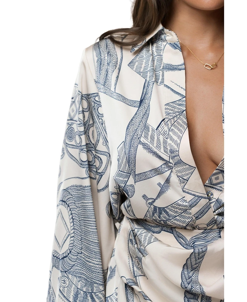 Jluxlabel Women's Print Ameena Skirt Set