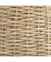 Springcrest 5" Top x 16" Bottom x 12" High x Lamp Shade Replacement Medium Drum Round Coastal Woven Husk Harp Finial