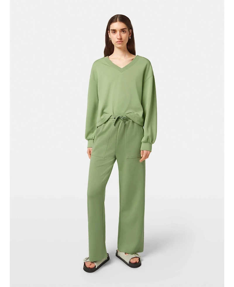 Scotch & Soda Women's V-Neck Modal Sweatshirt