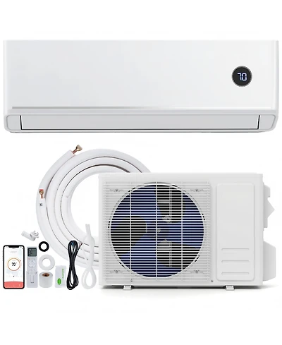 18000 Btu 18.1 SEER2 208/230V Wifi Mini Split Air Conditioner with Alexa