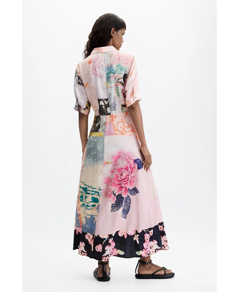 Desigual Women's Printed Long Dress