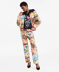 Theophilio X Macy's Women's Printed Faux-Leather Jacket, Exclusive