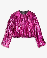 Lapointe X Macy's Women's Allover-Sequin Cropped Jacket, Exclusive