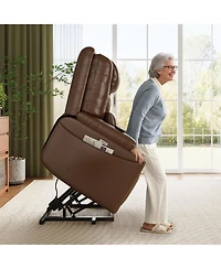 homfan Power Lift Recliner Chair for Living Room - Electric Stand Assist Seniors and Adults