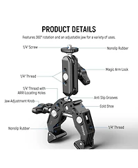 Neewer ST83 Camera Mounting Accessory for select GoPro, Dji and Insta360 action cameras