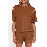 Petal and Pup Women's Melody Knit Short Set