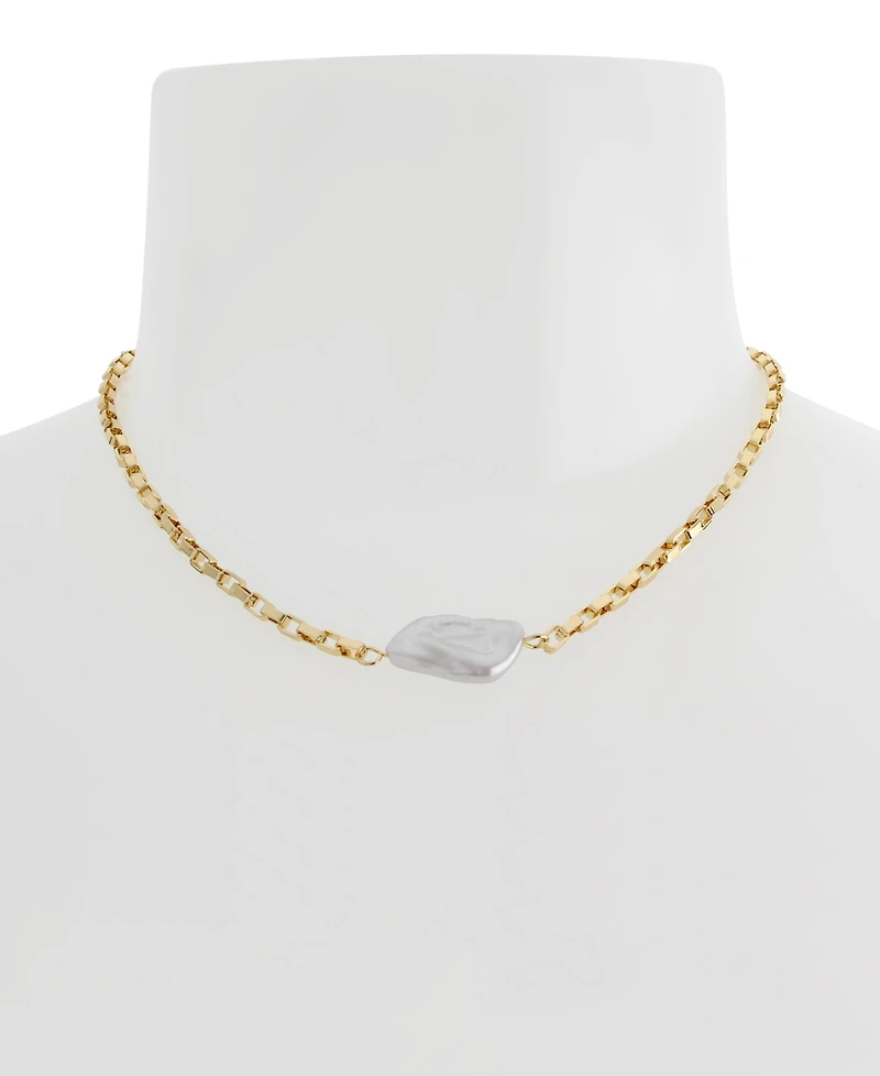 Steve Madden Boho Imitation Pearl Necklace