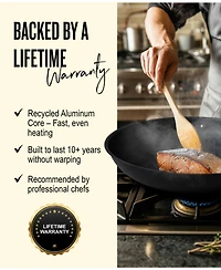 Alva Black Angus 11" Carbon Steel Frying Pan