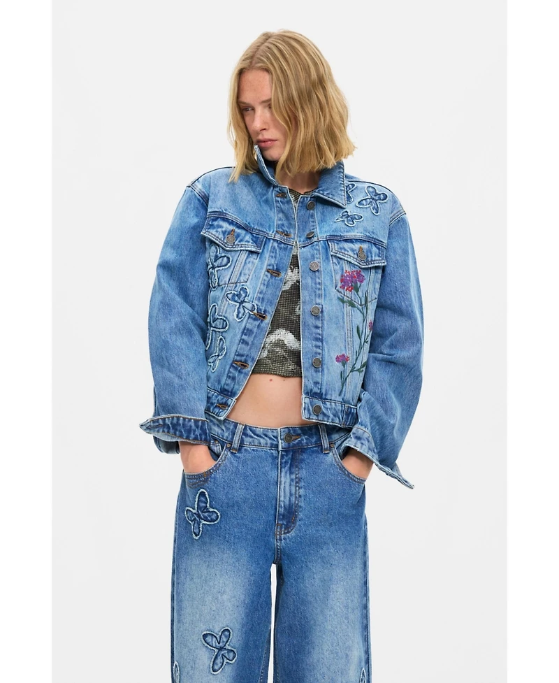Desigual Women's Butterfly Jeans