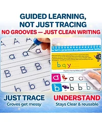 Quokka Tracing Books for Kids Ages 3-5 – Dry Erase Activity Books for Kids Ages 3-5 - Writing Practice Workbook with Markers
