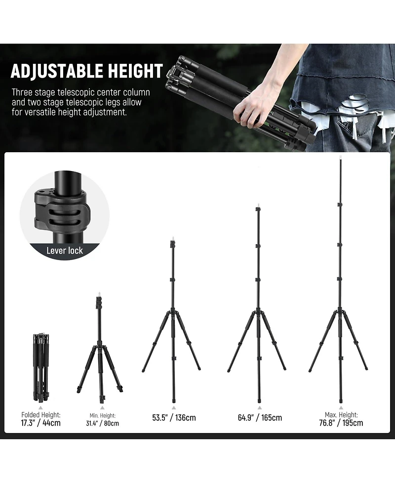Neewer ST195 Photography Light Stand