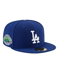 New Era Men's Royal Los Angeles Dodgers Blue Heaven On Earth Stadium Patch 59FIFTY Fitted Hat