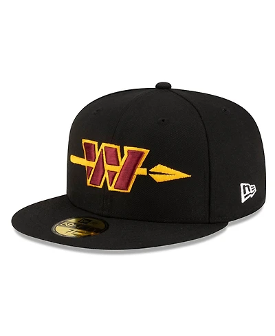 New Era Men's Black Washington Commanders Alternate 59FIFTY Fitted Hat