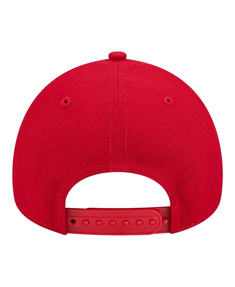 New Era Big Boys and Girls Red Los Angeles Angels 9FORTY A-Frame Adjustable Hat