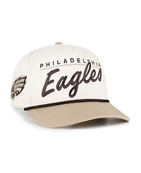 '47 Brand Men's Natural/Tan Philadelphia Eagles Neutral Terrain Hitch Rope Adjustable Hat