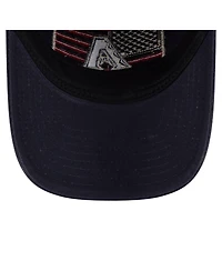 New Era Men's Navy Arizona Diamondbacks Americana Flag 9TWENTY Adjustable Hat