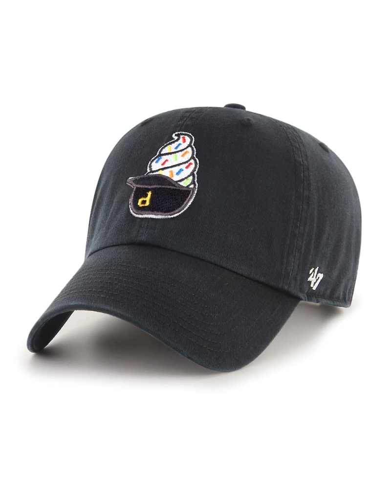 '47 Brand Men's Black Pittsburgh Pirates Ice Cream Helmet Clean Up Adjustable Hat