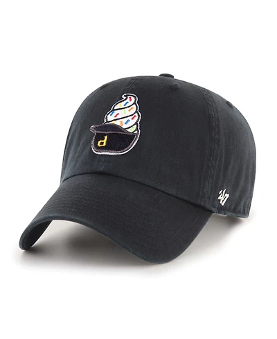 '47 Brand Men's Black Pittsburgh Pirates Ice Cream Helmet Clean Up Adjustable Hat