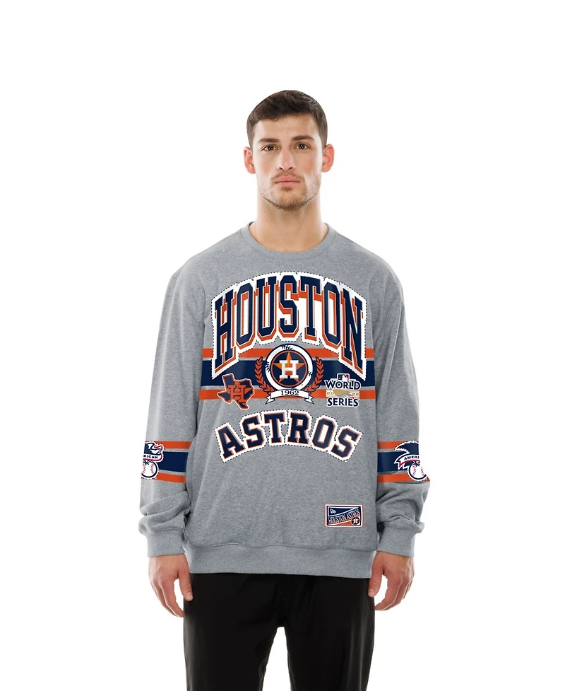 New Era Men's Gray Houston Astros Sport Classics Sweatshirt