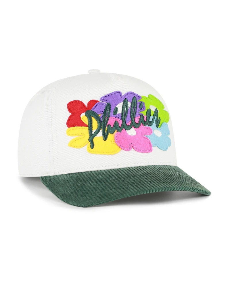 '47 Brand Men's White/Green Philadelphia Phillies Flora Gallery Hitch Adjustable Hat