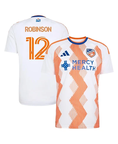 Adidas Men's Miles Robinson White Fc Cincinnati 2026 The Seven Hills Kit Replica Jersey