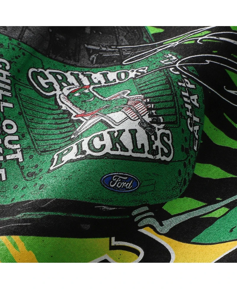 Front Row Men's Motorsports Black Todd Gilliland 34 Grillo's Pickles T-Shirt