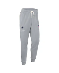 Nike Men's Gray Dallas Cowboys Sideline Standard Issue Dri-fit Taper Pants