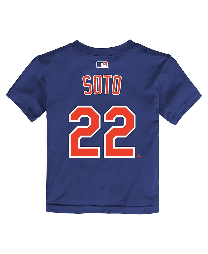 Nike Toddler Juan Soto Royal New York Mets Name & Number T-Shirt