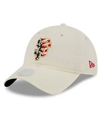New Era Women's Cream San Francisco Giants Usa 250 Fourth of July 9TWENTY Adjustable Hat