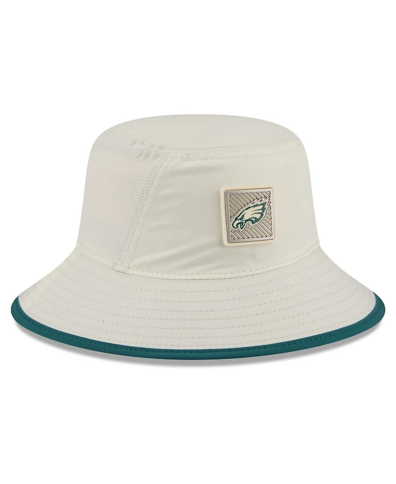 New Era Men's Cream Philadelphia Eagles 2026 Nfl Training Camp Sport Bucket Hat