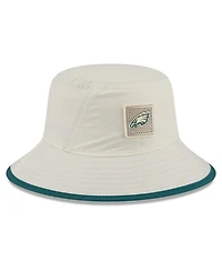 New Era Men's Cream Philadelphia Eagles 2026 Nfl Training Camp Sport Bucket Hat