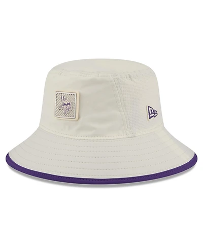 New Era Men's Cream Minnesota Vikings 2026 Nfl Training Camp Sport Bucket Hat