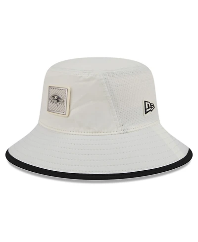 New Era Men's Cream Baltimore Ravens 2026 Nfl Training Camp Sport Bucket Hat
