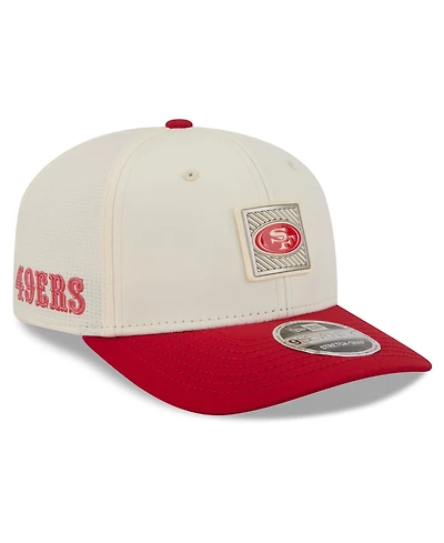 New Era Men's Cream/Scarlet San Francisco 49ers 2026 Nfl Training Camp 9SEVENTY Adjustable Hat