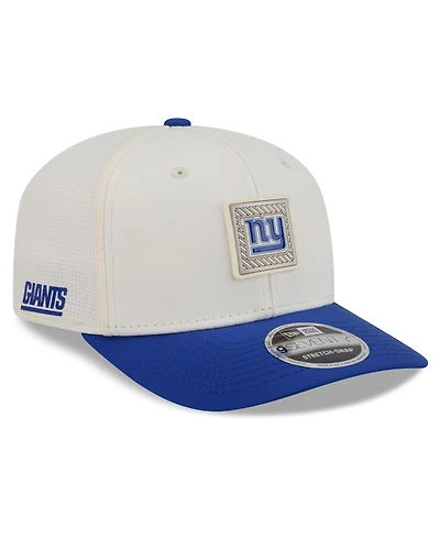 New Era Men's Cream/Royal New York Giants 2026 Nfl Training Camp 9SEVENTY Adjustable Hat