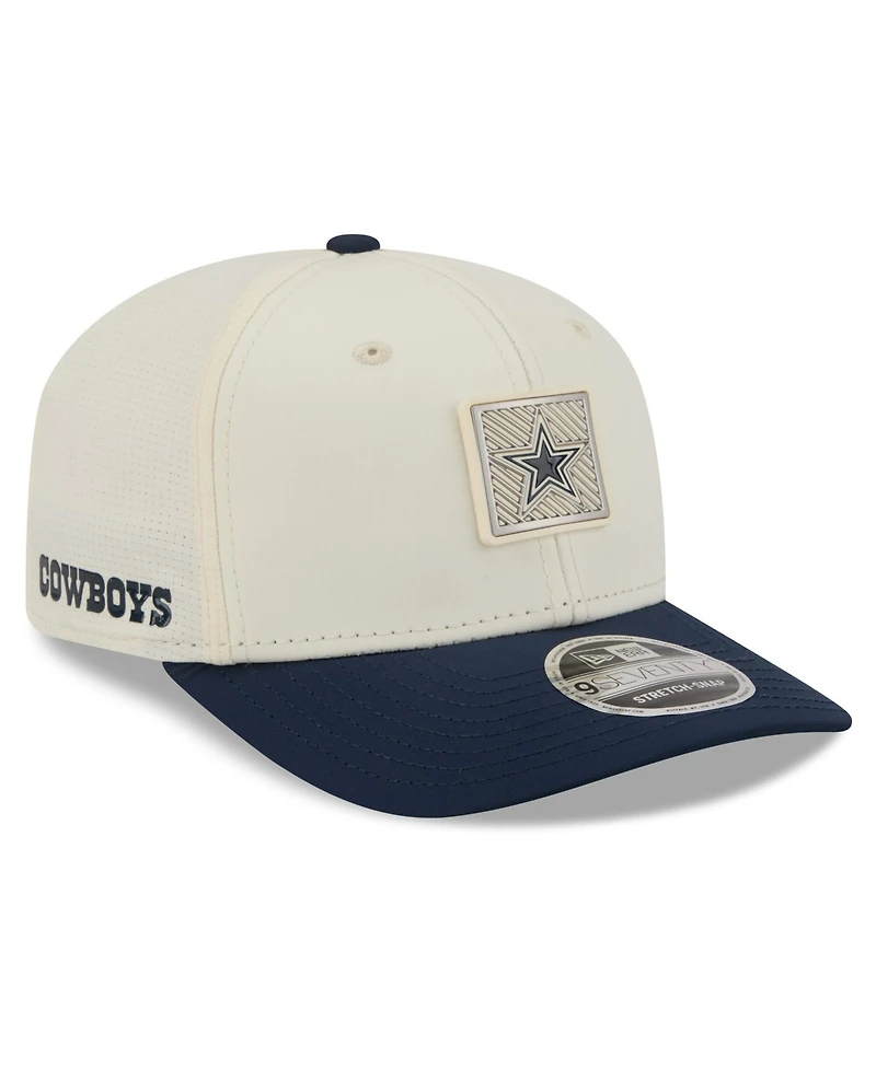 New Era Men's Cream/Navy Dallas Cowboys 2026 Nfl Training Camp 9SEVENTY Adjustable Hat