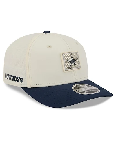 New Era Men's Cream/Navy Dallas Cowboys 2026 Nfl Training Camp 9SEVENTY Adjustable Hat