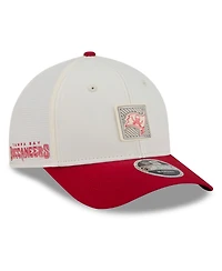 New Era Men's Cream/Red Tampa Bay Buccaneers 2026 Nfl Training Camp 9FORTY Adjustable Hat