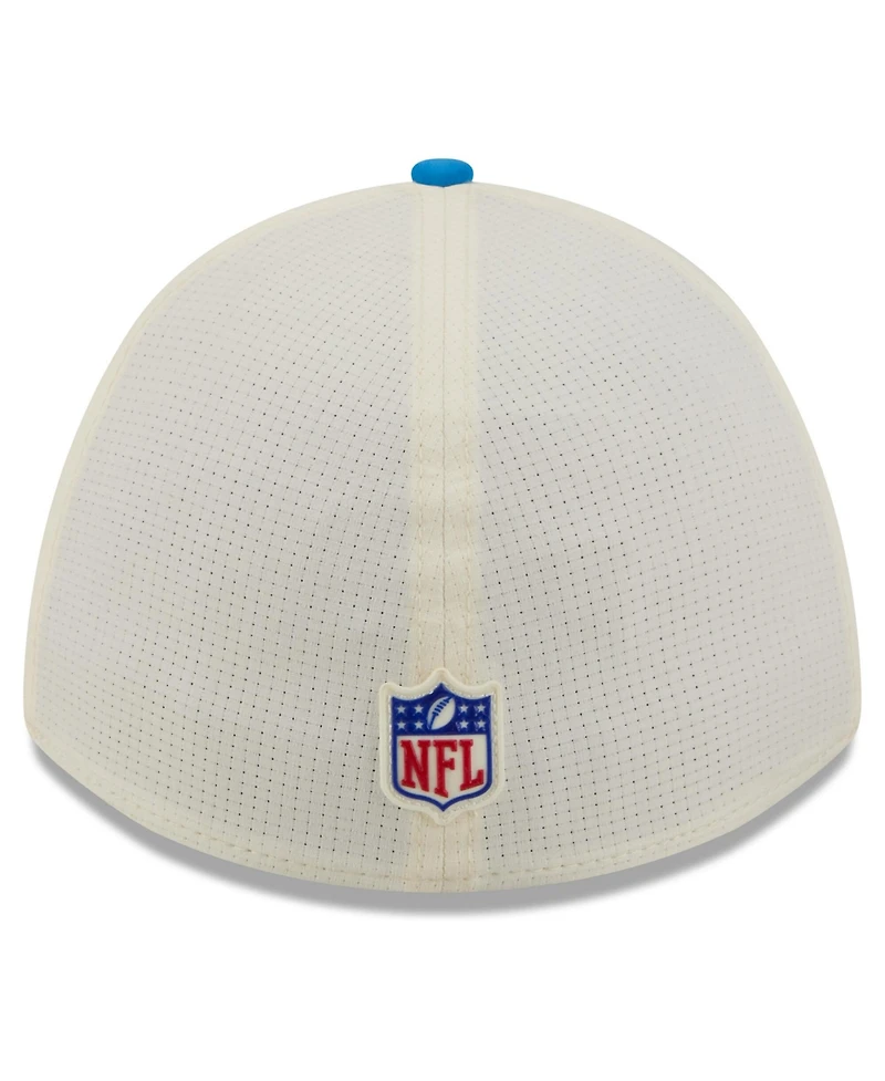 New Era Men's Cream/Blue Detroit Lions 2026 Nfl Training Camp 39THIRTY Flex Hat