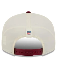 New Era Men's Cream/Burgundy Washington Commanders 2026 Nfl Training Camp 9FIFTY Snapback Hat