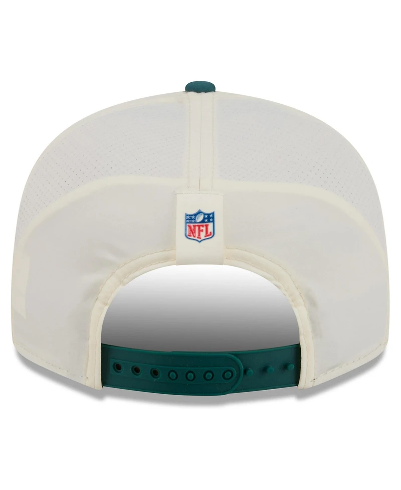 New Era Men's Cream/Midnight Green Philadelphia Eagles 2026 Nfl Training Camp 9FIFTY Snapback Hat