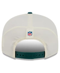 New Era Men's Cream/Midnight Green Philadelphia Eagles 2026 Nfl Training Camp 9FIFTY Snapback Hat