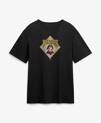 Fanatics Men's Black Pittsburgh Pirates Alternate Logo Legacy T-Shirt