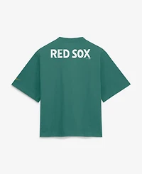 Nike Women's Green Boston Red Sox City Connect Pocket Boxy T-Shirt