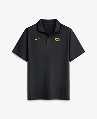 Nike Men's Black Iowa Hawkeyes Primetime Victory Plus Dri-fit Polo Shirt
