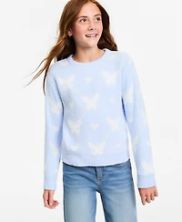 Epic Threads Girls' Xs-xl Crewneck Butterfly Sweater, Macy's Exclusive