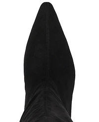 Jeffrey Campbell Women's Trixxie Kitten Heel Stovepipe Knee High Boots