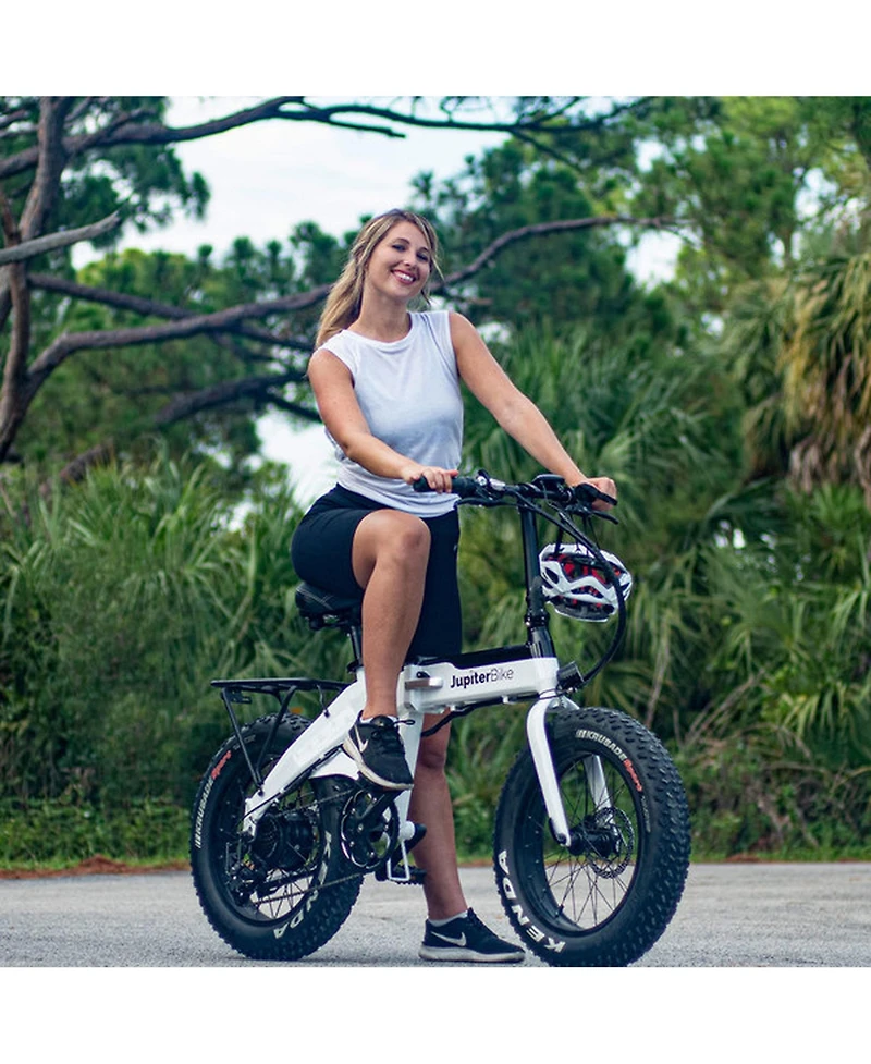 JupiterBike Electric Bikes Defiant Fat Tire Folding Electric Bike